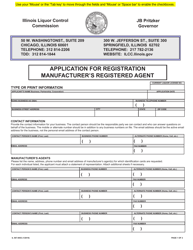 Form IL567-0053 Application for Registration Manufacturer&#039;s Registered Agent - Illinois