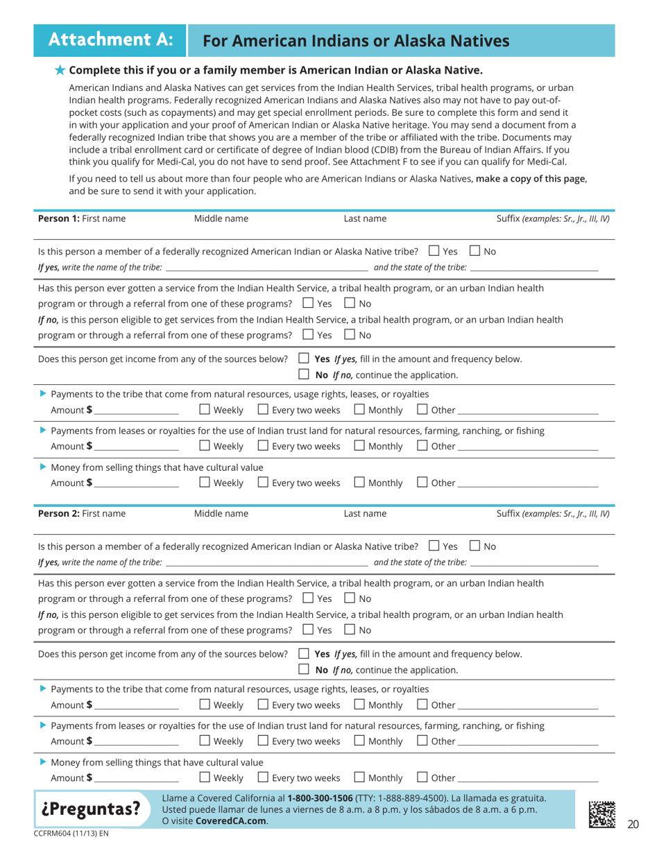 Form CCFRM604 - Fill Out, Sign Online and Download Fillable PDF ...