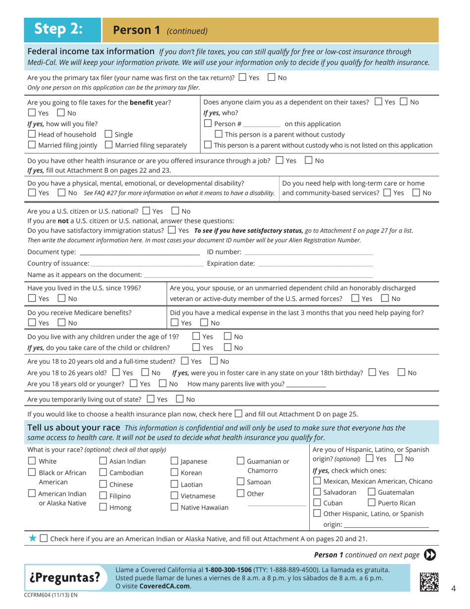 Form CCFRM604 Fill Out, Sign Online and Download Fillable PDF