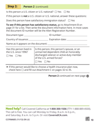 Form CCFRM605 Large Print Application for Private Health Insurance - California, Page 12