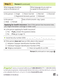 Form CCFRM605 Large Print Application for Private Health Insurance - California, Page 15