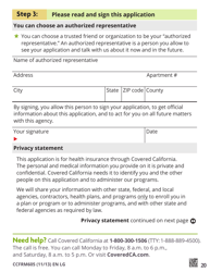 Form CCFRM605 Large Print Application for Private Health Insurance - California, Page 22