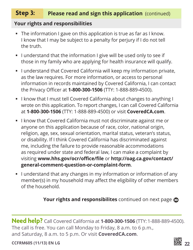 Form CCFRM605 Large Print Application for Private Health Insurance - California, Page 24