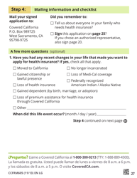 Form CCFRM605 Large Print Application for Private Health Insurance - California, Page 29