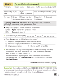 Form CCFRM605 Large Print Application for Private Health Insurance - California, Page 7