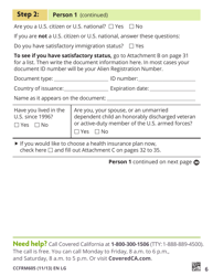 Form CCFRM605 Large Print Application for Private Health Insurance - California, Page 8