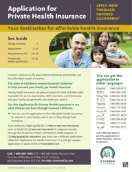 Document preview: Form CCFRM605 Application for Private Health Insurance - California