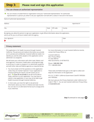 Form CCFRM605 Application for Private Health Insurance - California, Page 11