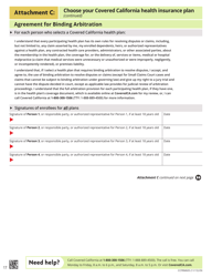 Form CCFRM605 Application for Private Health Insurance - California, Page 18