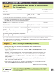 Form CCFRM605 Application for Private Health Insurance - California, Page 3