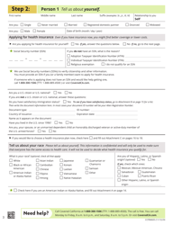 Form CCFRM605 Application for Private Health Insurance - California, Page 4