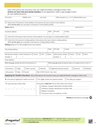 Form CCFRM605 Application for Private Health Insurance - California, Page 5