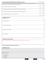 Form HLTH4635-8110 Application Release Assessment - British Columbia, Canada, Page 2