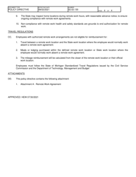 Remote Work Agreement - Michigan, Page 4