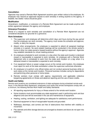 Remote Work Agreement - Michigan, Page 9