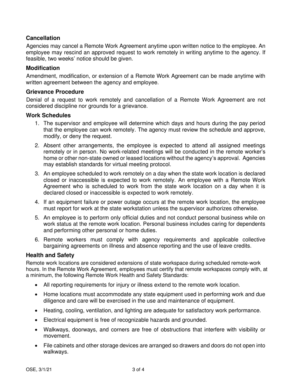 Remote Work Agreement - Michigan, Page 9