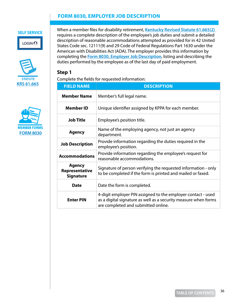 Instructions for Form 2011, 2020, 2023, 4150, 4225, 6000H, 2012, 2110, 6487, 6500, 6501, 6751, 6752, 6753, 6760, 6764, 6766, 6767, 6768, 6769, 6770, 6774, 7071, 7072, 7250, 7851, 8030 - Kentucky, Page 36