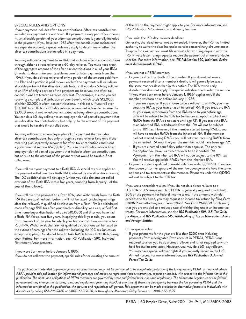 Application for Lump-Sum Service Pension - Minnesota, Page 4