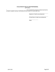 Form LB247 Advance Mental Health Care Directive - Nebraska, Page 5