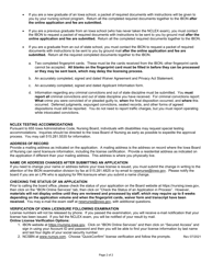 Instructions for Instructions for Licensure by Examination - Iowa, Page 2