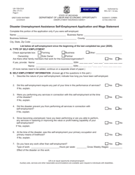 Form UIA1554DUA Application for Disaster Unemployment Assistance - Michigan, Page 5