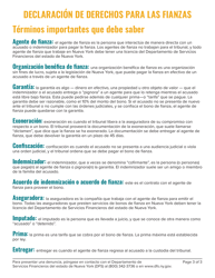 Declaracion De Derechos Para Las Fianzas - New York (Spanish), Page 3