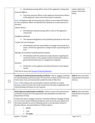 Ny Mortgage Banker License New Application Checklist (Company) - New York, Page 13