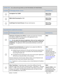 Ny Mortgage Banker License New Application Checklist (Company) - New York, Page 4