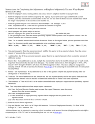 Form NCUI685 &quot;Adjustment to Employer's Quarterly Tax &amp; Wage Report&quot; - North Carolina, Page 2