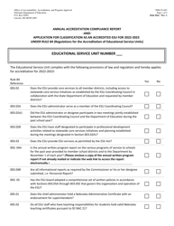 Form NDE03-043 Annual Accreditation Compliance Report and Application for Classification as an Accredited Esu - Nebraska