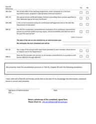 Form NDE03-043 Annual Accreditation Compliance Report and Application for Classification as an Accredited Esu - Nebraska, Page 2
