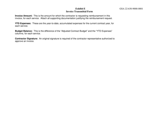 Exhibit E Invoice Transmittal Form - Dws Vocational Training Program - New Mexico, Page 4