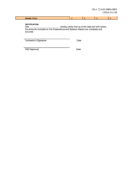 Exhibit C Expenditure Balance Report - Dws Vocational Training Program - New Mexico, Page 4