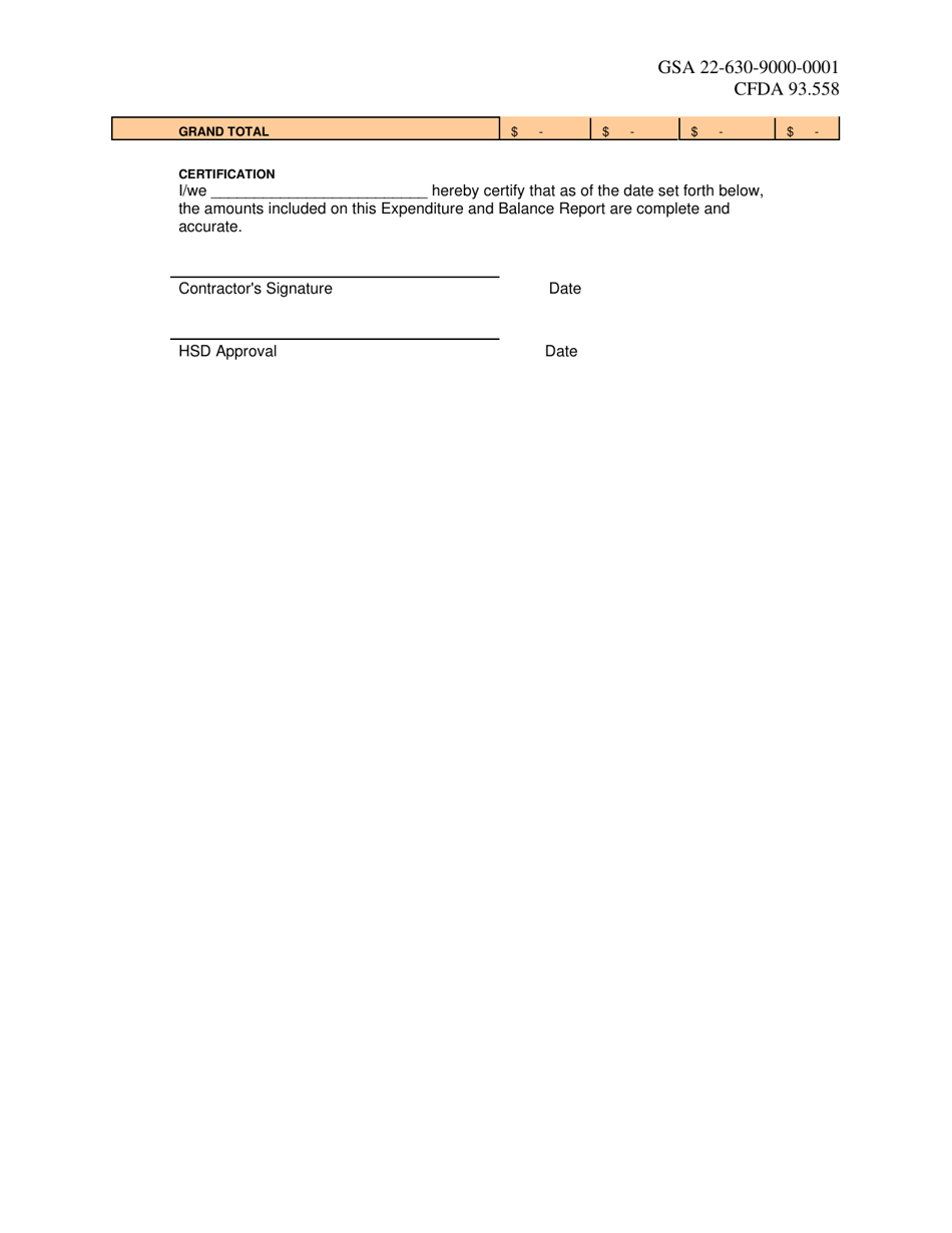 Exhibit C Expenditure Balance Report - Dws Vocational Training Program - New Mexico, Page 4
