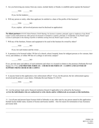 Form 130 Application for Liquor License - Microdistillery - Nebraska, Page 6