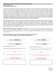 Form 127 Application for Liquor License - Brewery (Brew Pub) - Nebraska, Page 8