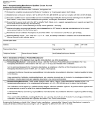 Form SFN62013 Tobacco Product Manufacturer Certification - North Dakota, Page 5