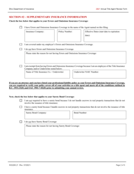 Form INS3283.21 Annual Title Agent Review Form - Ohio, Page 2