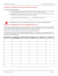 Form INS3283.21 Annual Title Agent Review Form - Ohio, Page 3