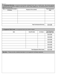 Jag and Lottery Grant Application - North Dakota, Page 7