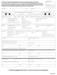 Energy Assistance Programs Application - Ohio, Page 3
