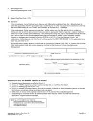 Form 1P Application for a Permit to Plug - Ohio, Page 2