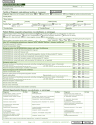 Form CDC50.42B Pediatric HIV Confidential Case Report Form (Patients Aged 13 Years at Time of Diagnosis), Page 2