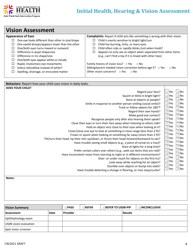 Initial Health, Hearing &amp; Vision Assessment - Utah, Page 4