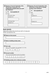 Form WFP1 Winter Fuel Payment Application Form - United Kingdom, Page 7