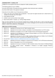 Form SRG1421 &quot;Application for the Issue of a Student Air Traffic Controller (Atco) Licence or the Inclusion of Additional Ratings to Student and Atco Licences (Regulation UK (Eu) 2015/340)&quot; - United Kingdom, Page 4