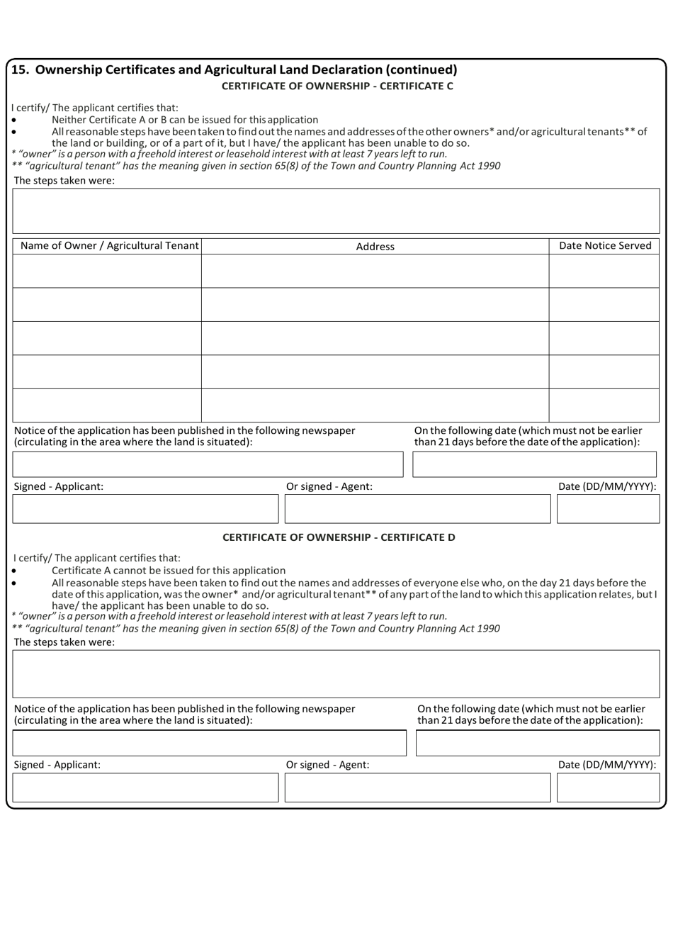 Application for Outline Planning Permission With All Matters Reserved - United Kingdom, Page 10