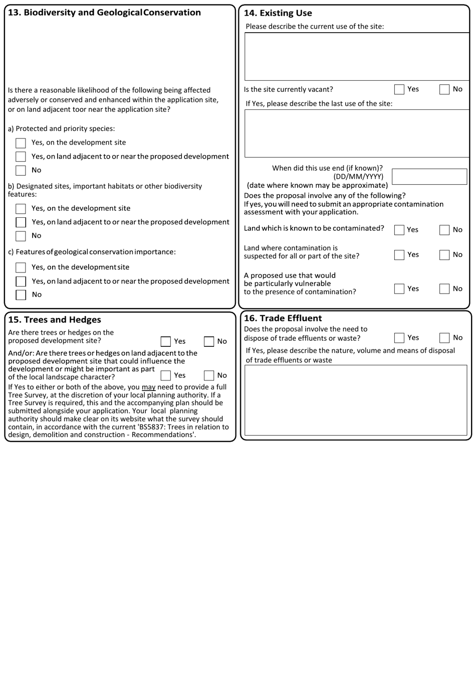 Application for Outline Planning Permission With Some Matters Reserved - United Kingdom, Page 6