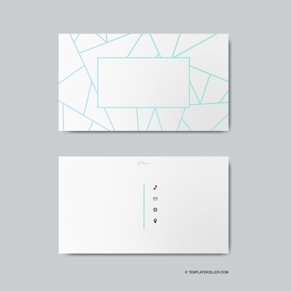 Blank Business Card Template Fill Out Sign Online and Download PDF Blank Business Card Template Fill Out Sign Online and Download PDF