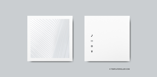 &quot;Square Business Card Template&quot;